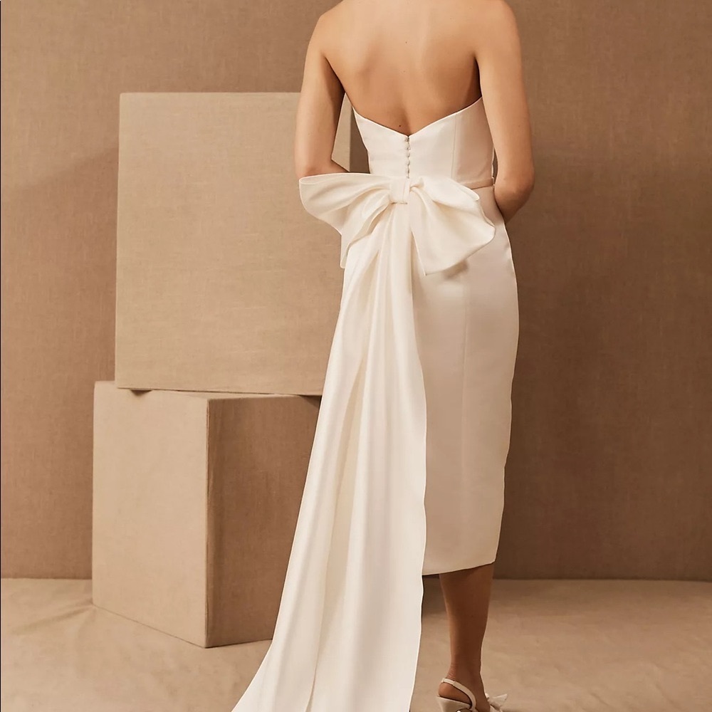 Amsale Willow Bow Dress